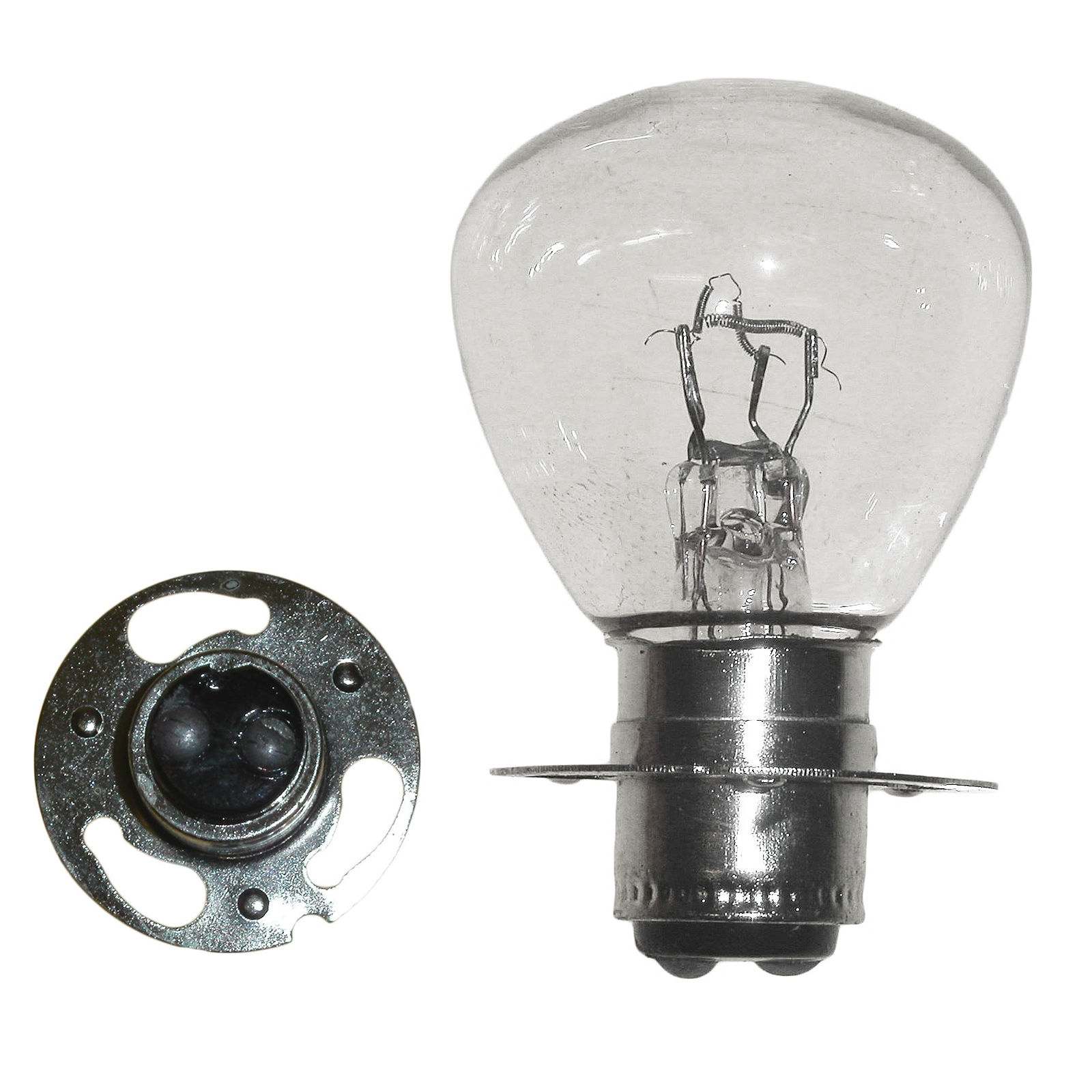 Motorcycle Headlight Bulb Motorbike Headlamp 6v 35/35w 3Hole U.S Pre