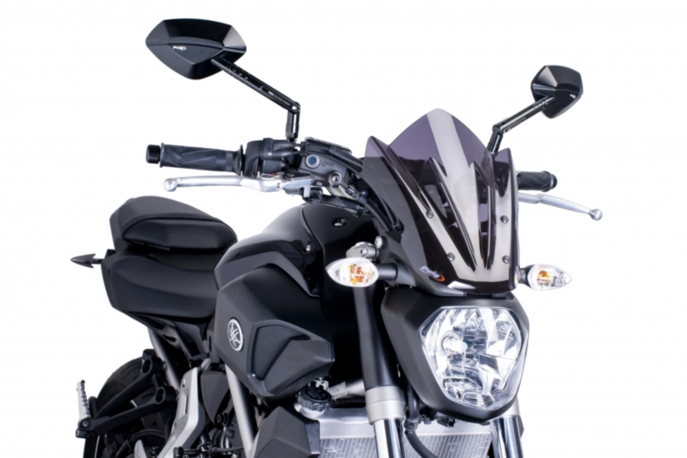 Dark Tint Puig Yamaha MT-07 Sport Screen Windscreen 2014-2017