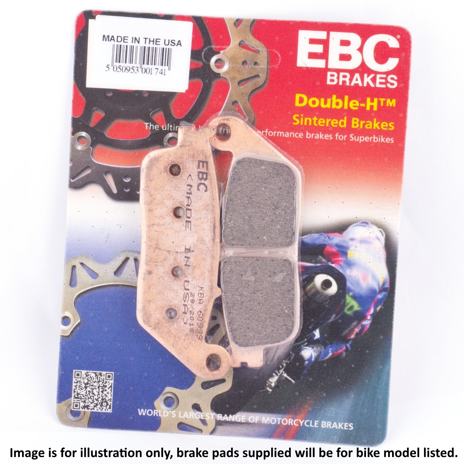 Honda CG 125 ES4-ES8 2007 EBC Sintered HH Front Brake Pad Set | eBay