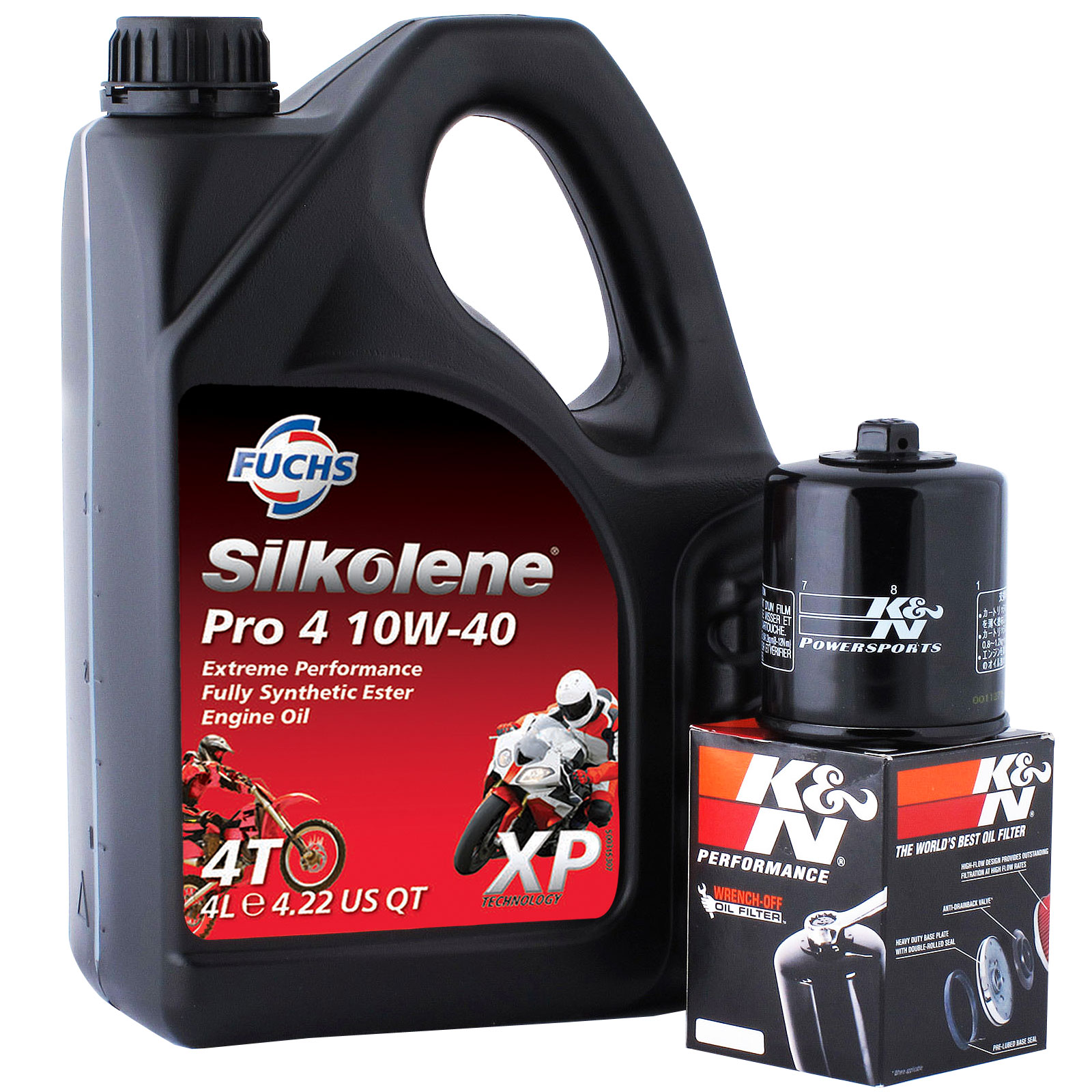 Suzuki GSXR 1000 K8 2008 K&N Filter and Silkolene Pro 4 XP Oil Kit eBay