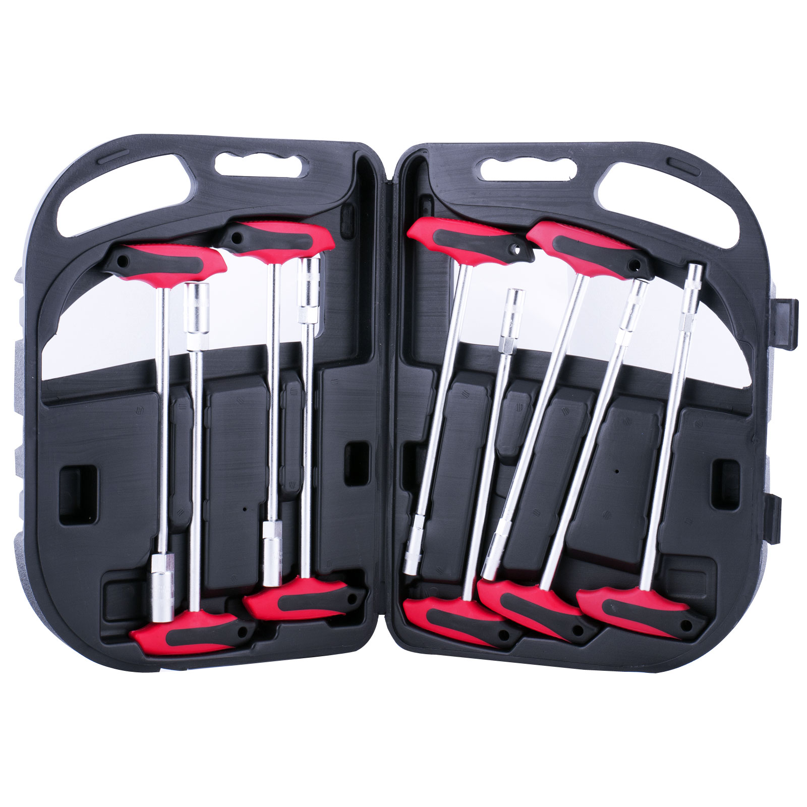 TBar Handle 9 Piece Metric Socket Drive Set Carry Case 6 7 8 9 10 11