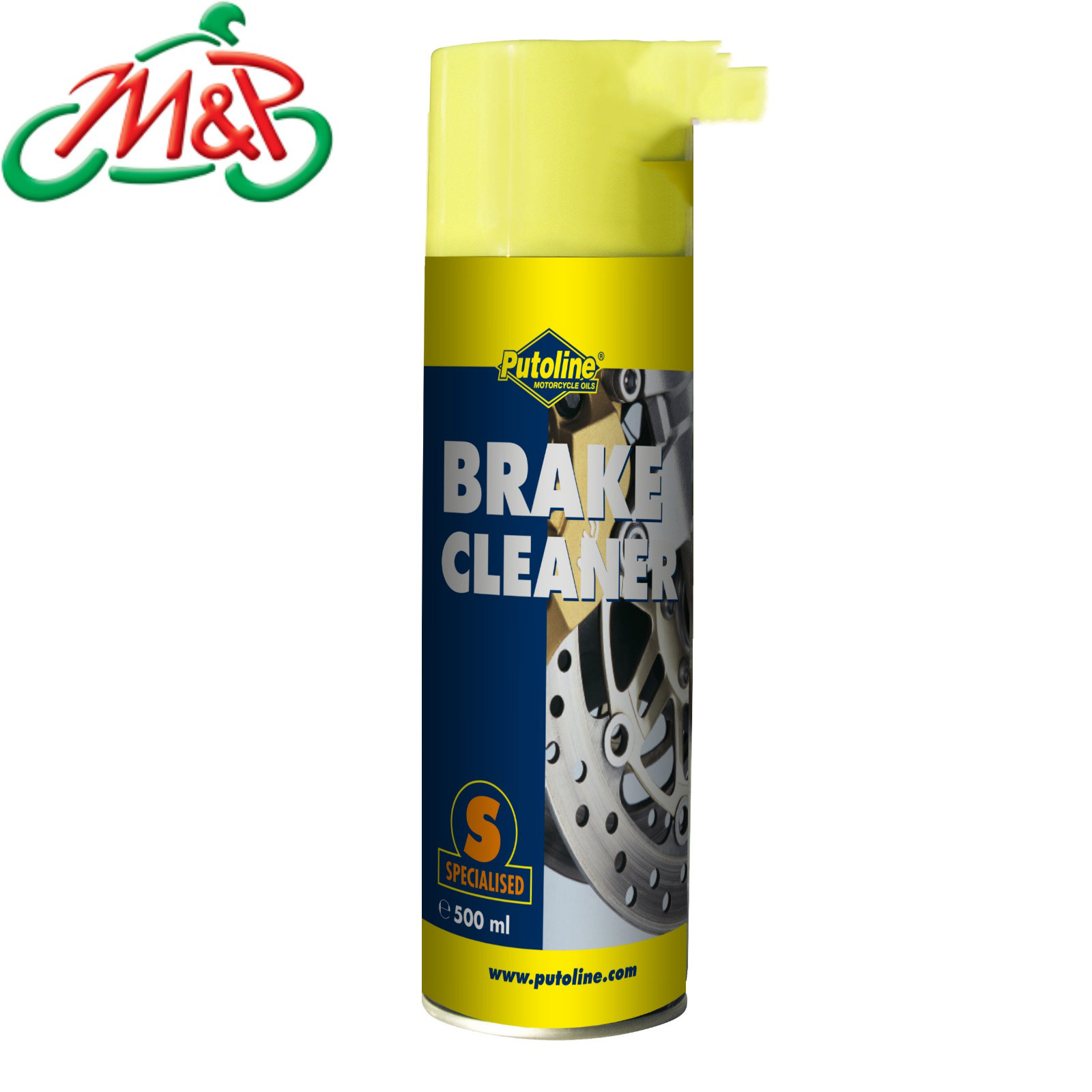 Putoline Motorcycle Brake Cleaner 500ml Aerosol Spray Master Cylinders