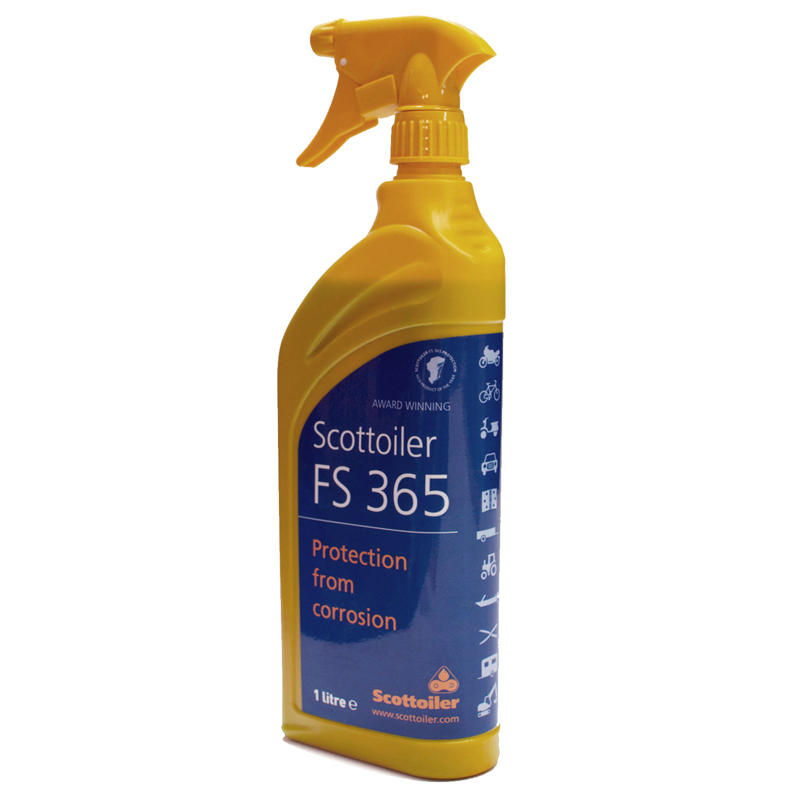 Scottoiler FS365 Anti Corrosion Spray 1 Litre Motorcycle Protects