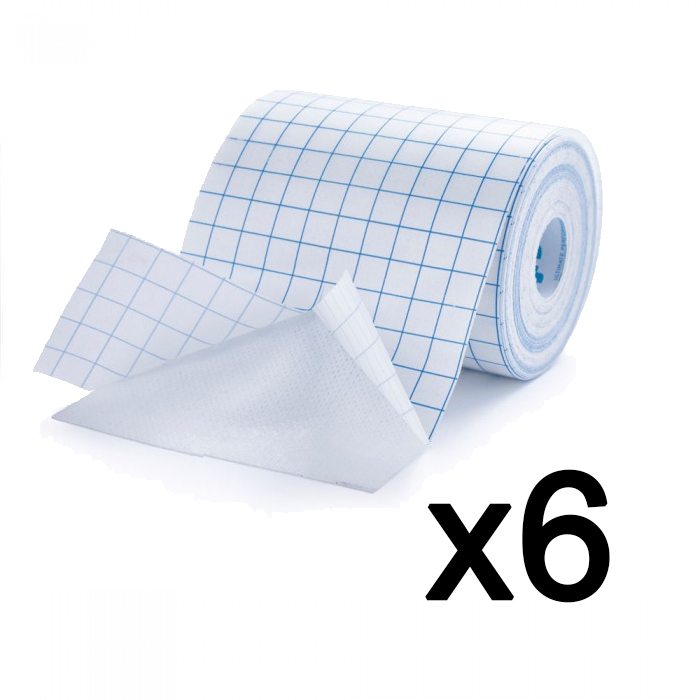 6 x UP Medical Grade White Fabric Dressing Retention Fix Tape Rolls 10cm x 10m eBay