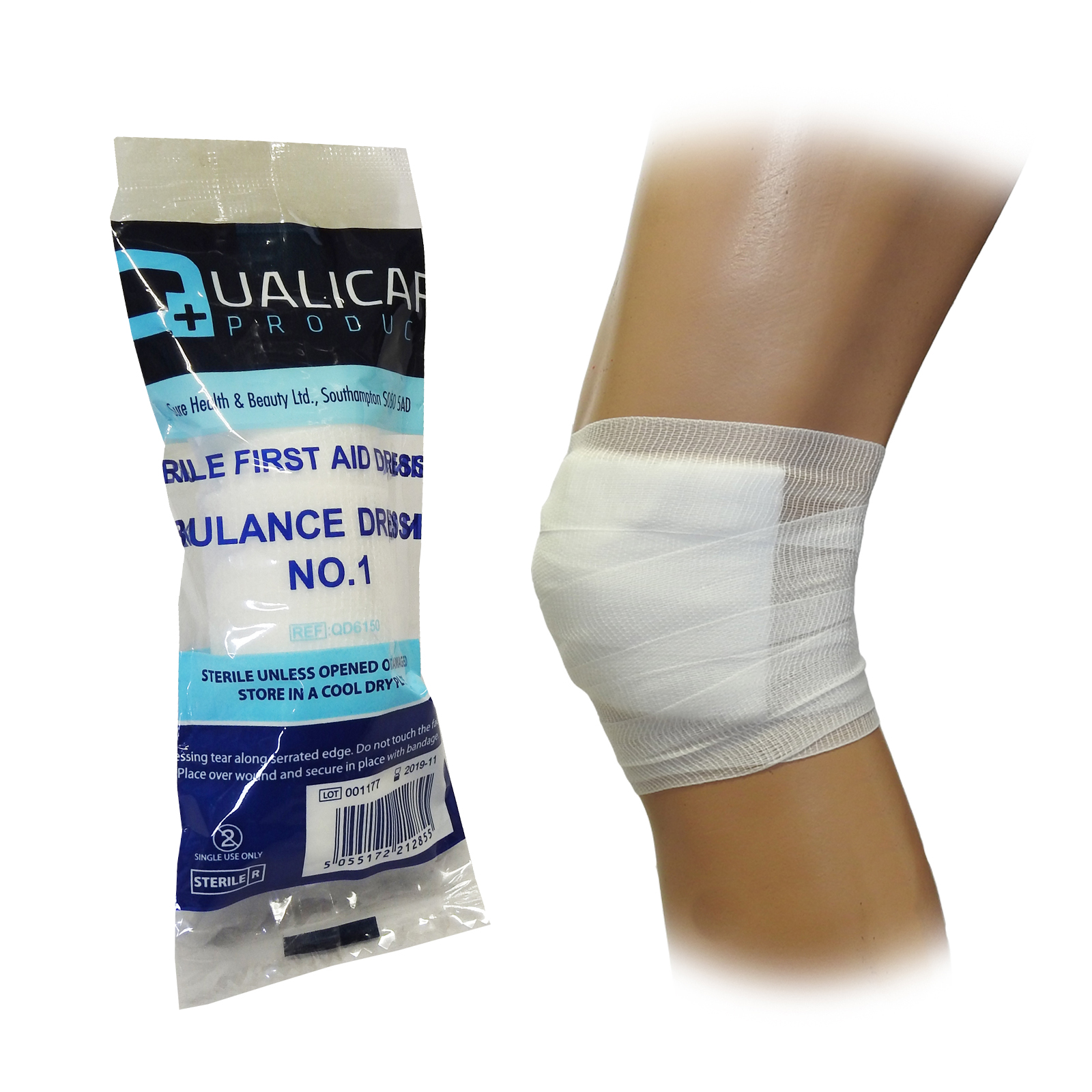 10 x No 1 Sterile Emergency Ambulance Trauma Wound Bandage First Aid