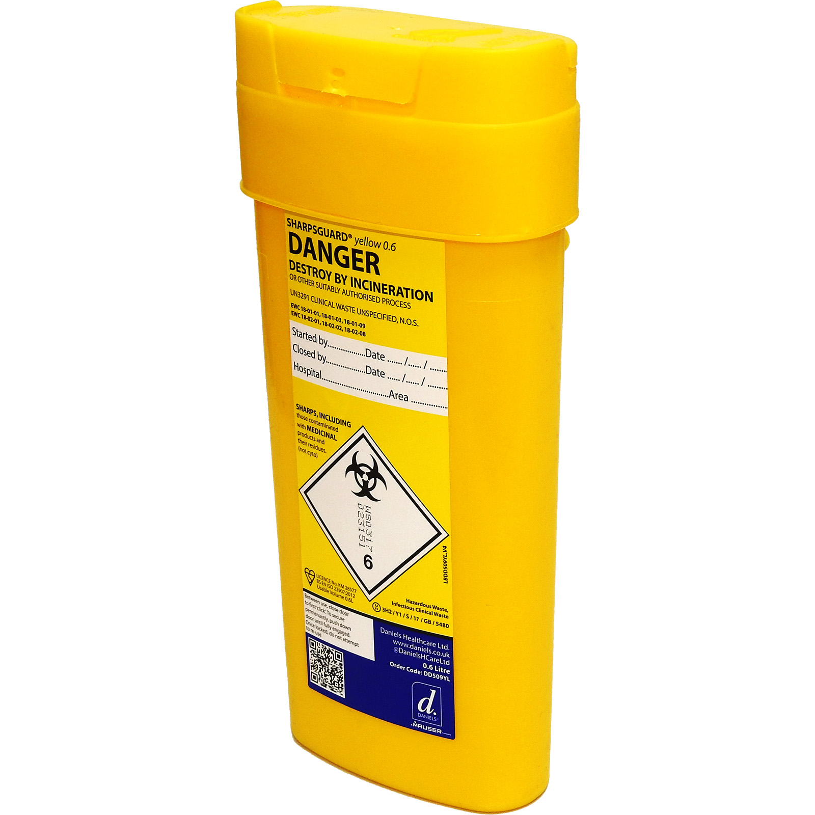 Qualicare Sharps Safe Needle Syringe Insulin Disposal Surgery Waste Bin Box eBay