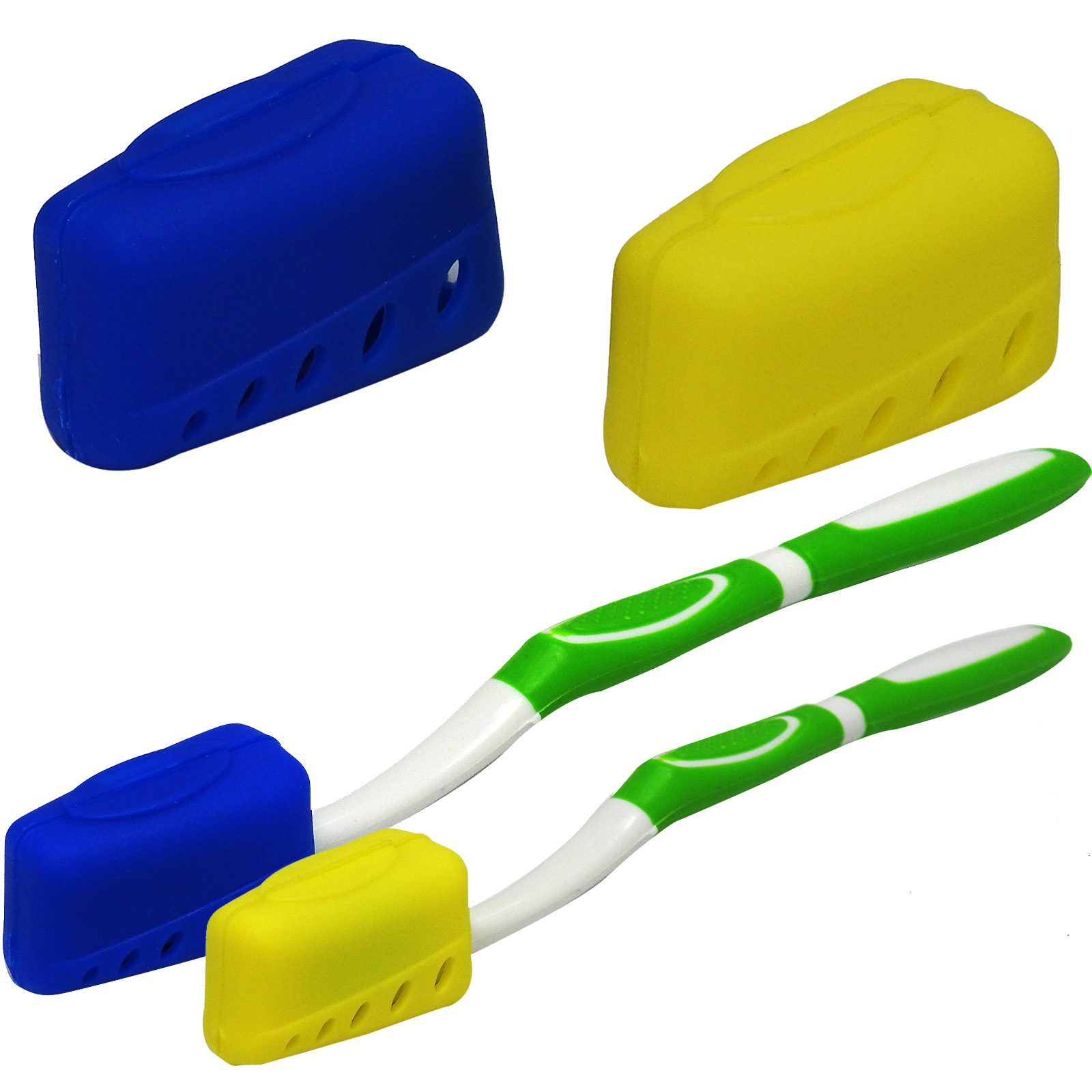 Toothbrush Head Bristle Protector Travel Plastic Clip On Hygiene Covers