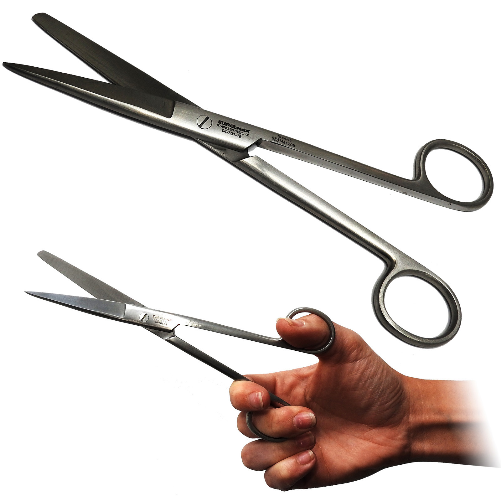 Surgimax XLarge Premium Long Stainless Steel CE 17.5cm Medical Nurses Scissors eBay