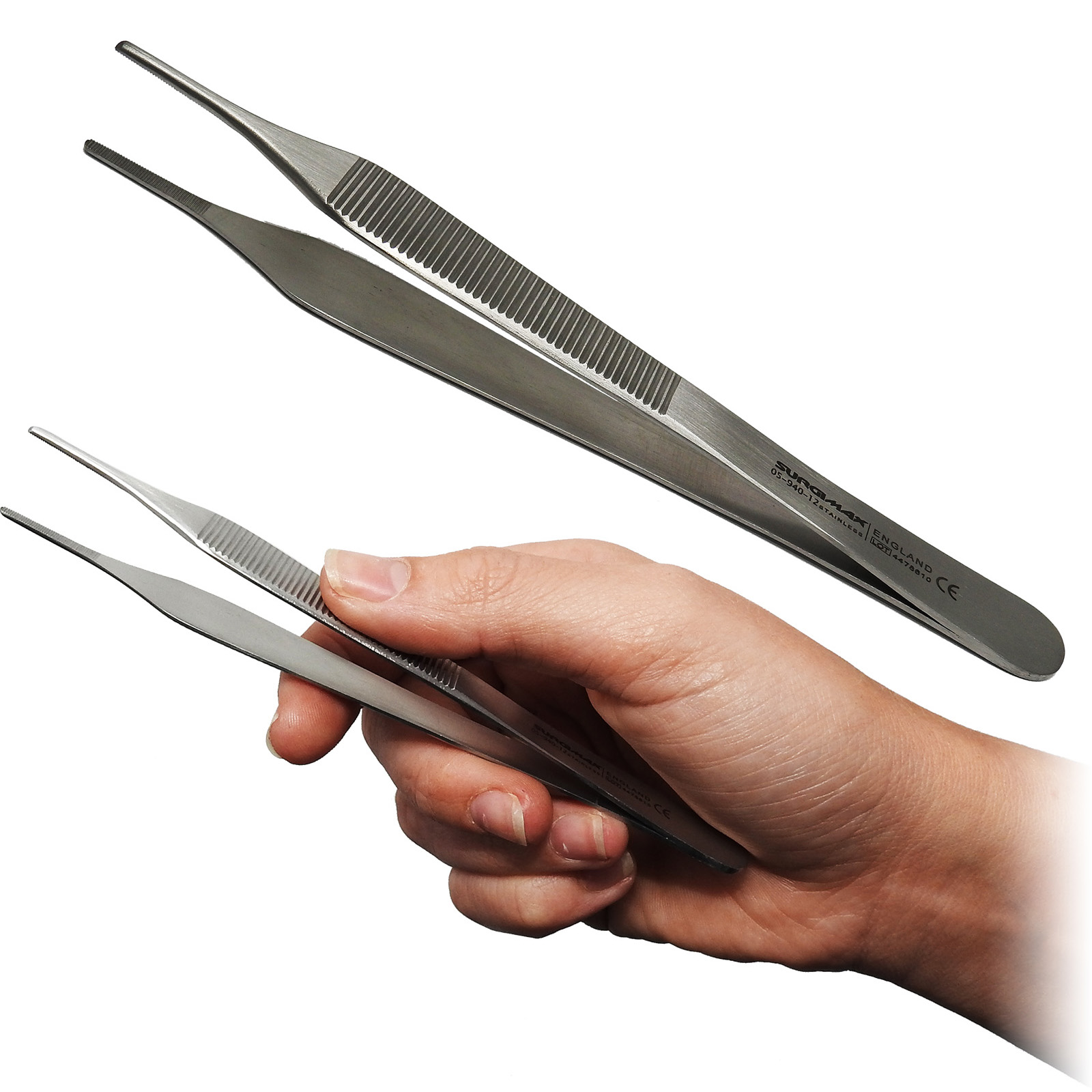 Surgimax Large Adson 15cm Dermatologist Tissue Skin Surgical Forceps