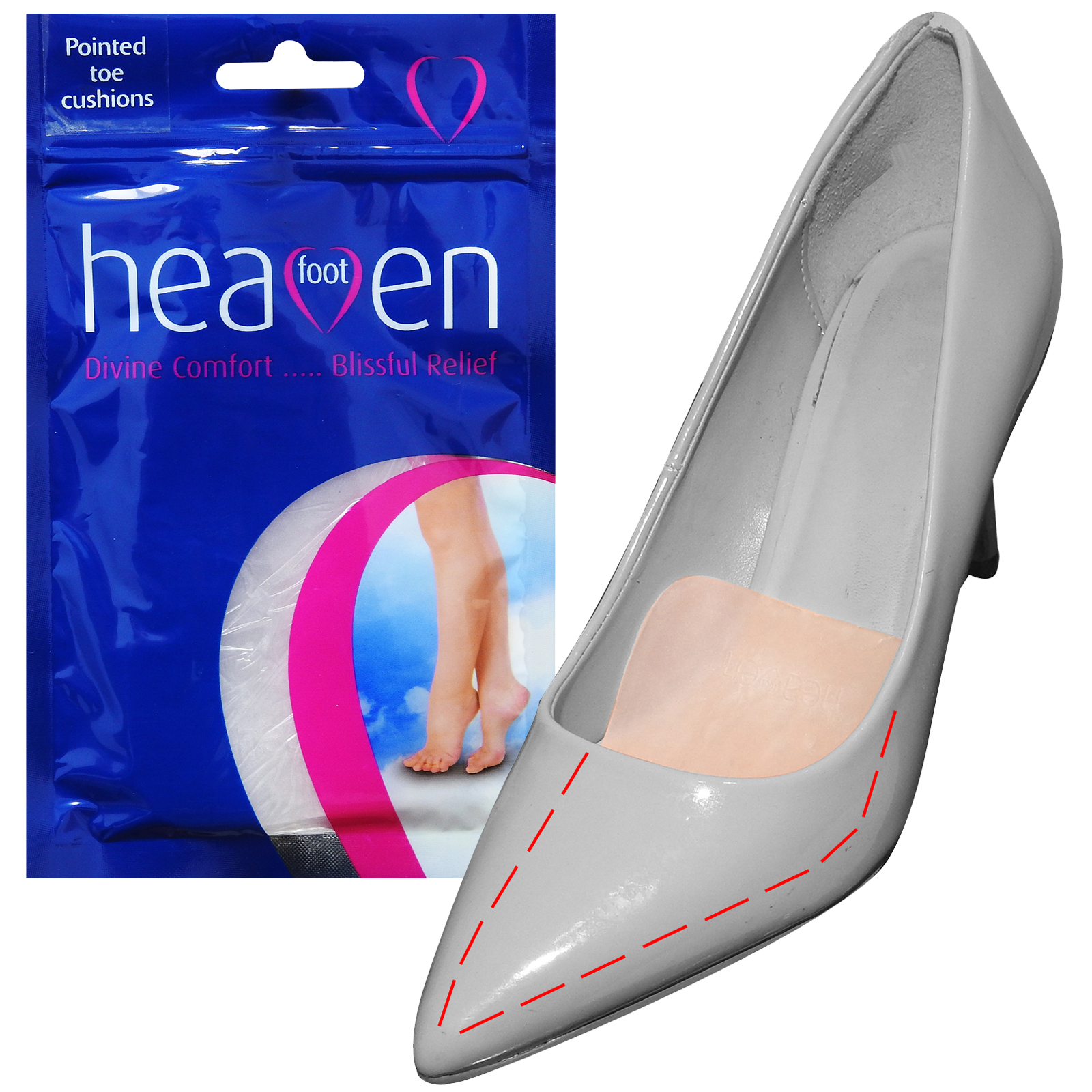 toe padding for heels