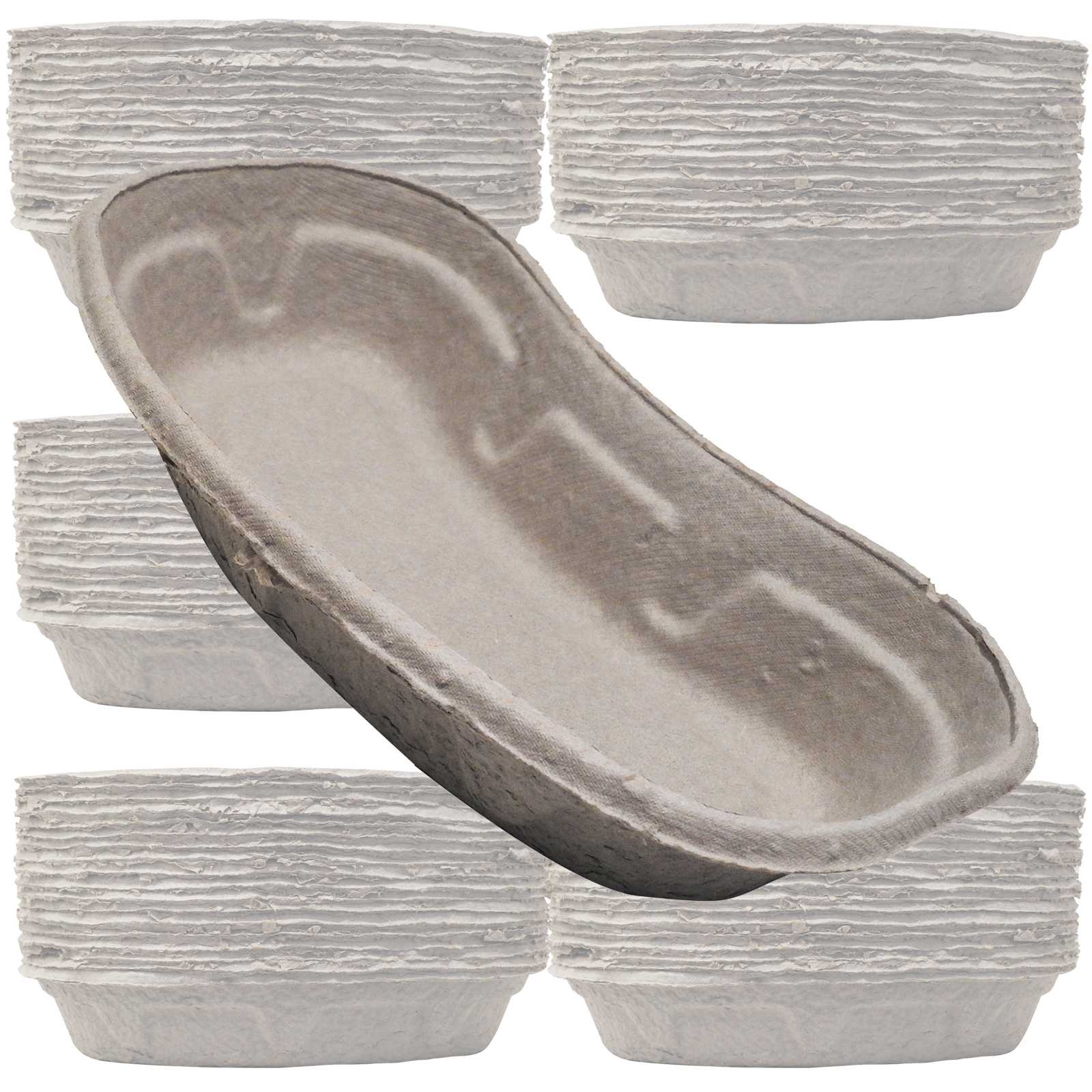 100 Pack 700ml Cardboard Pulp Biodegradable Hospital Vomit Dish Kidney