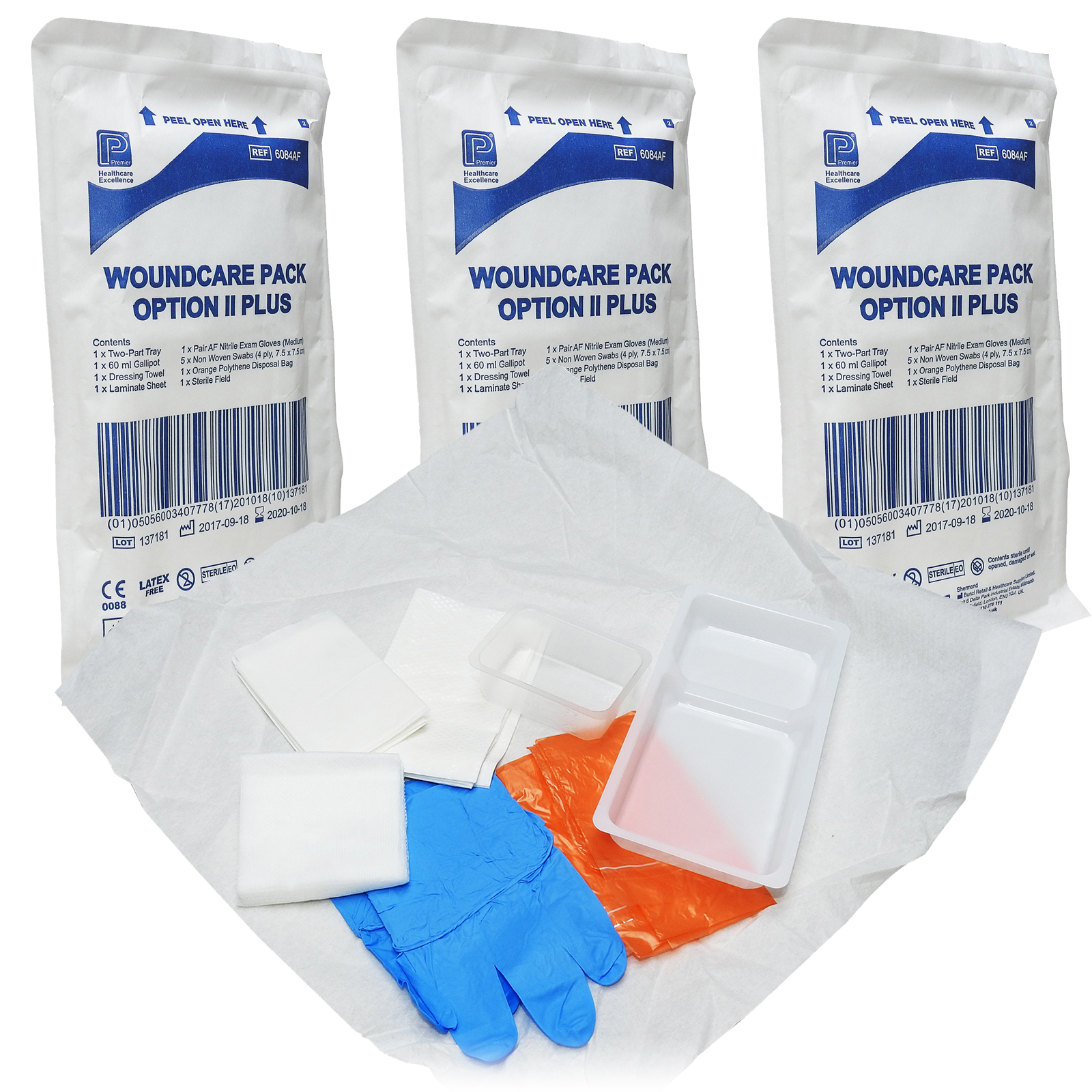 Premier Healthcare Procedure First Aid Accident Emergency Sterile Woundcare Pack 8438590956674