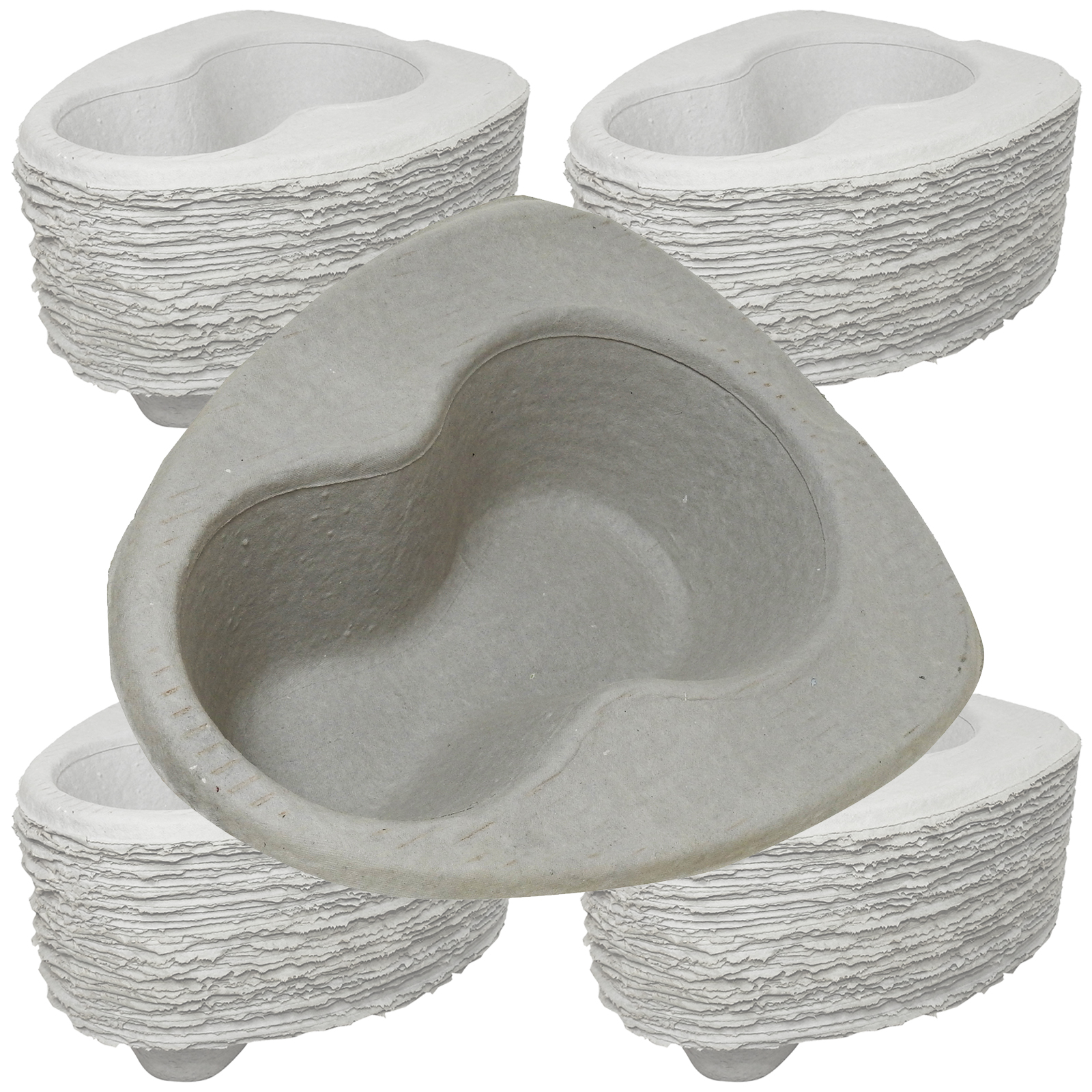 Caretex Disposable Cardboard Pulp Hospital Bed Pan Liners, 2000ml 100