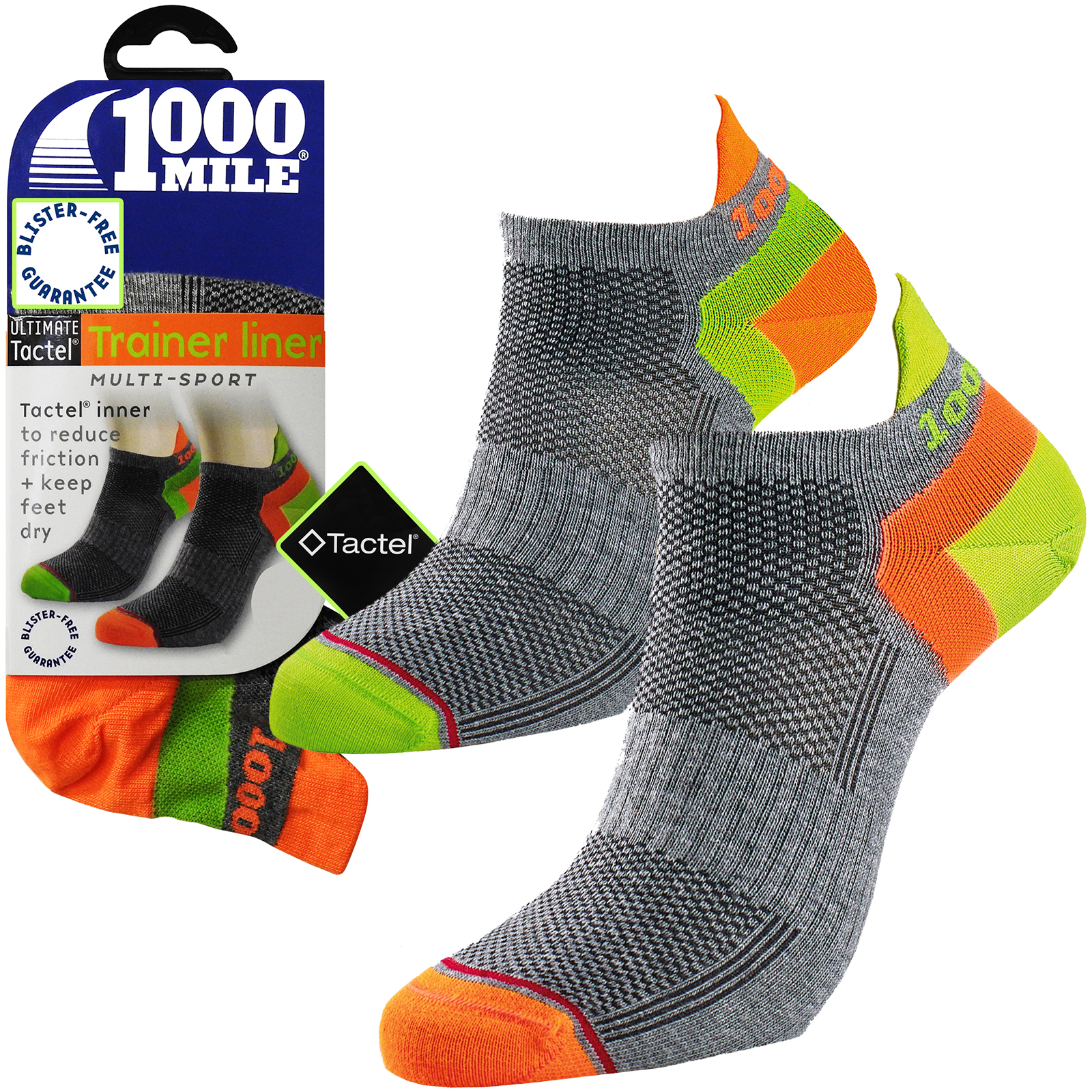 1000 Mile Ltd Edition Blister Free Mens Running Gym 1000 Mile Ltd Edition Blister Free Mens Running Gym