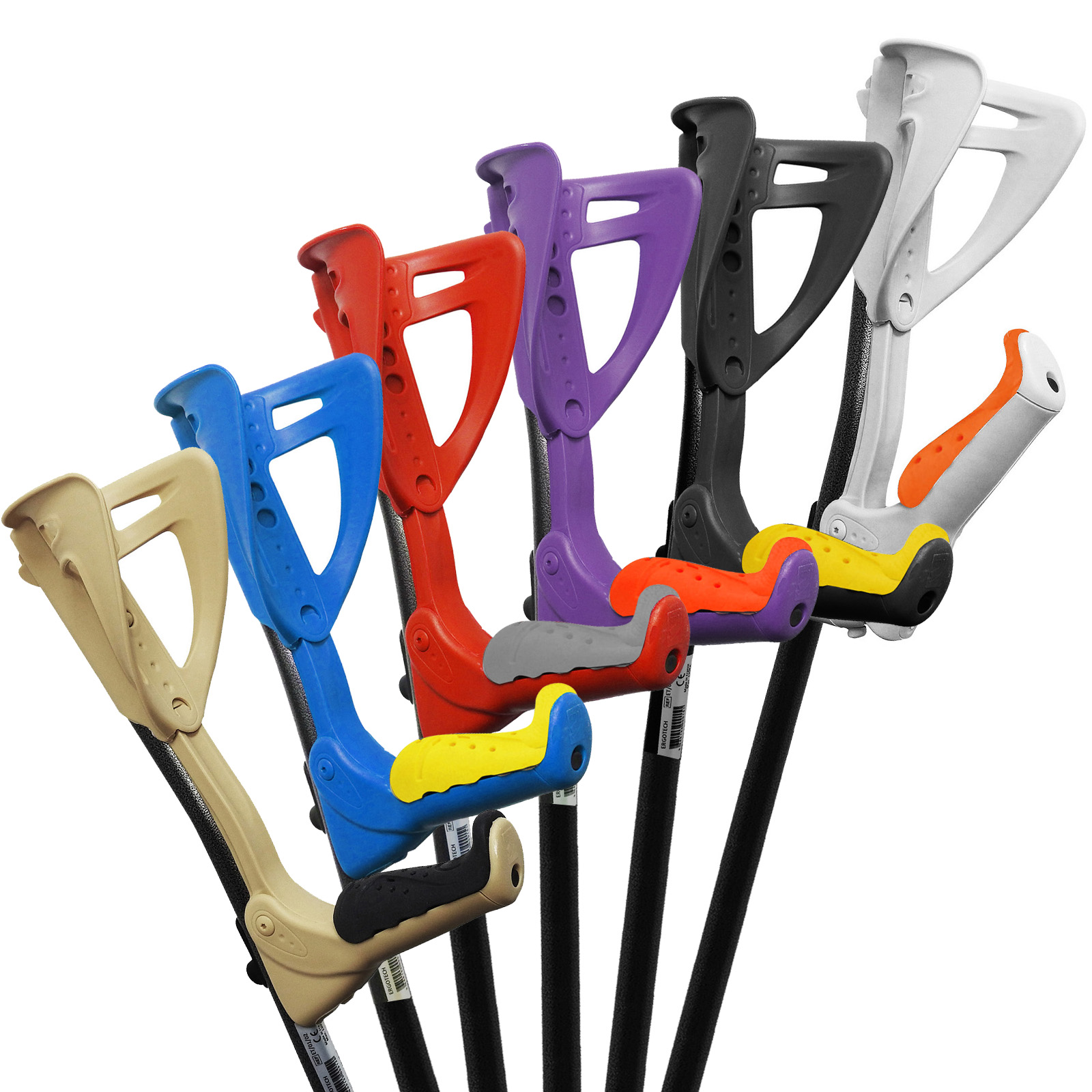 FDI Ergotech Comfort Grip Collapsible Handle + Elbow Walking Stick