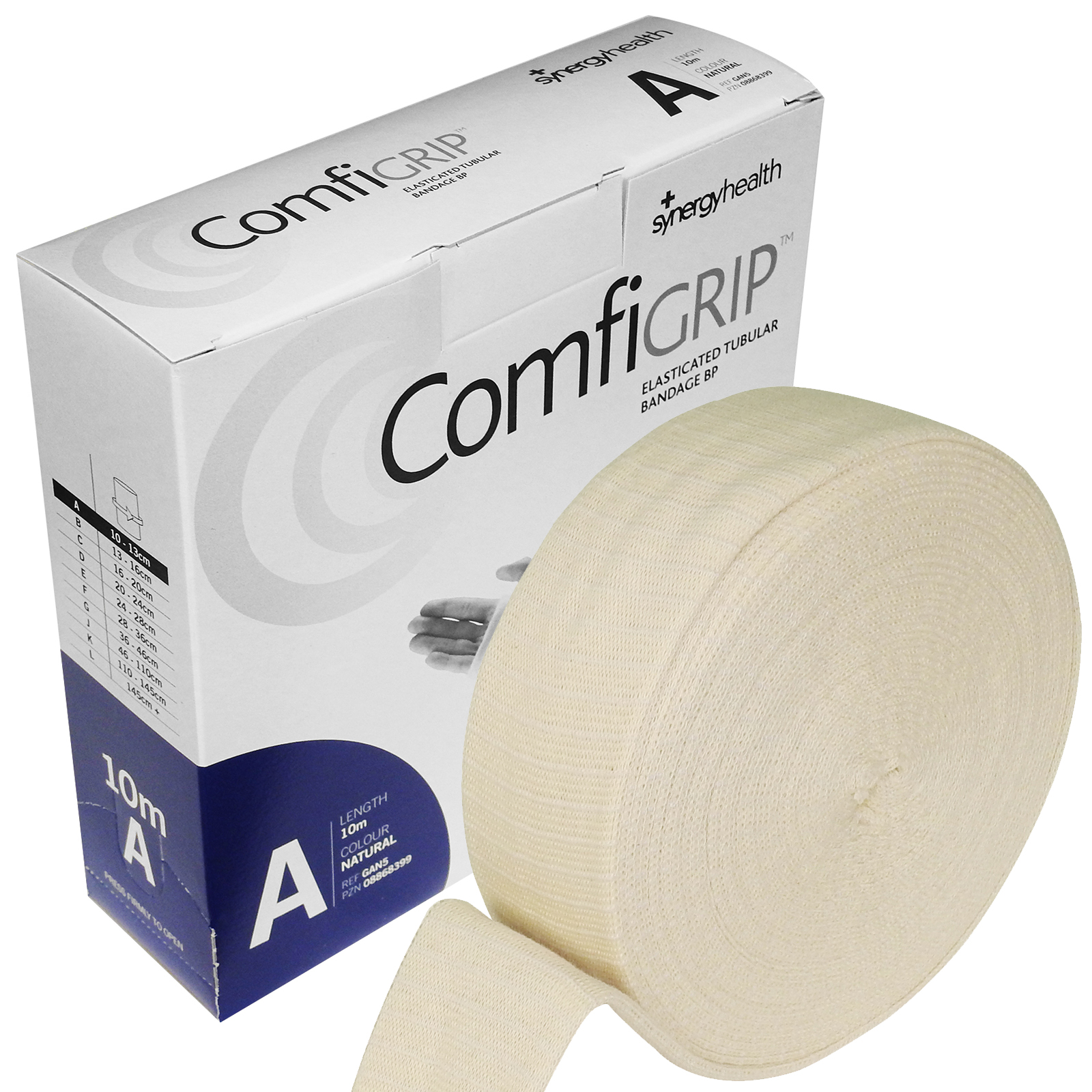 Comfigrip Elasticated Tubular Compression Fit Support Bandage, All