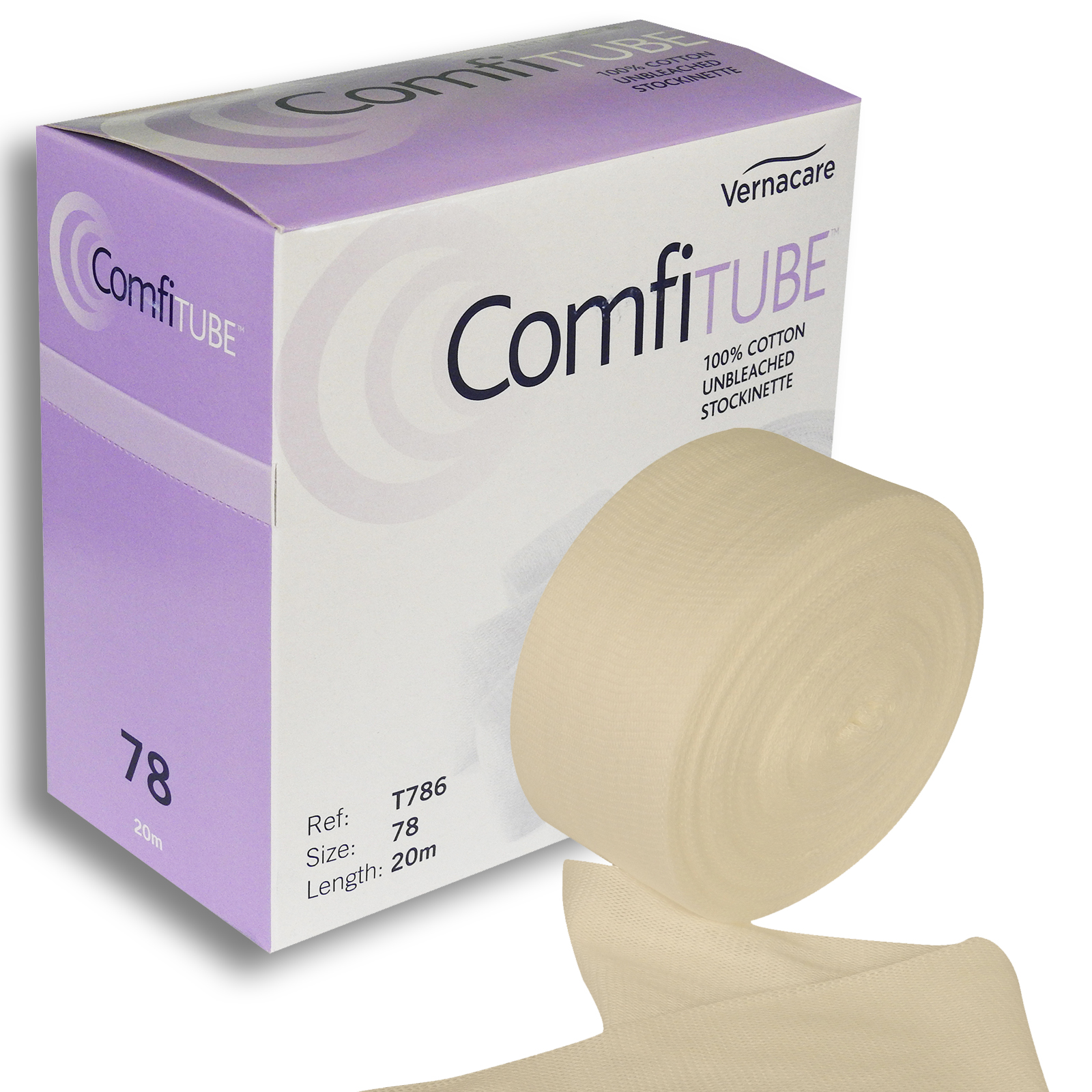 Comfitube Size '78' Tubular Bandage Dressing, Large Adult Arms Legs