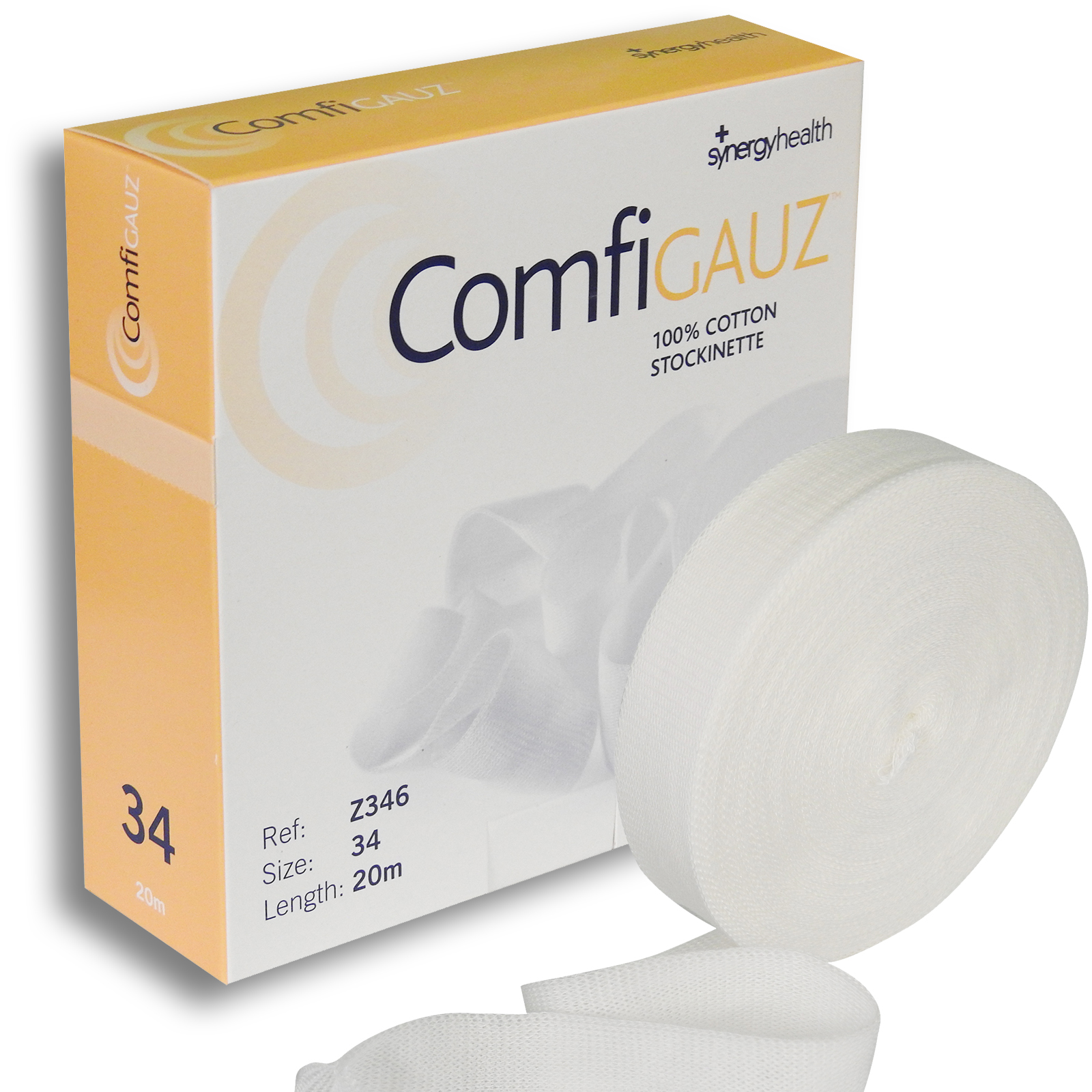 Comfigauz Size '34' Tubular Bandage Dressing, Small Limbs, Adult Hands