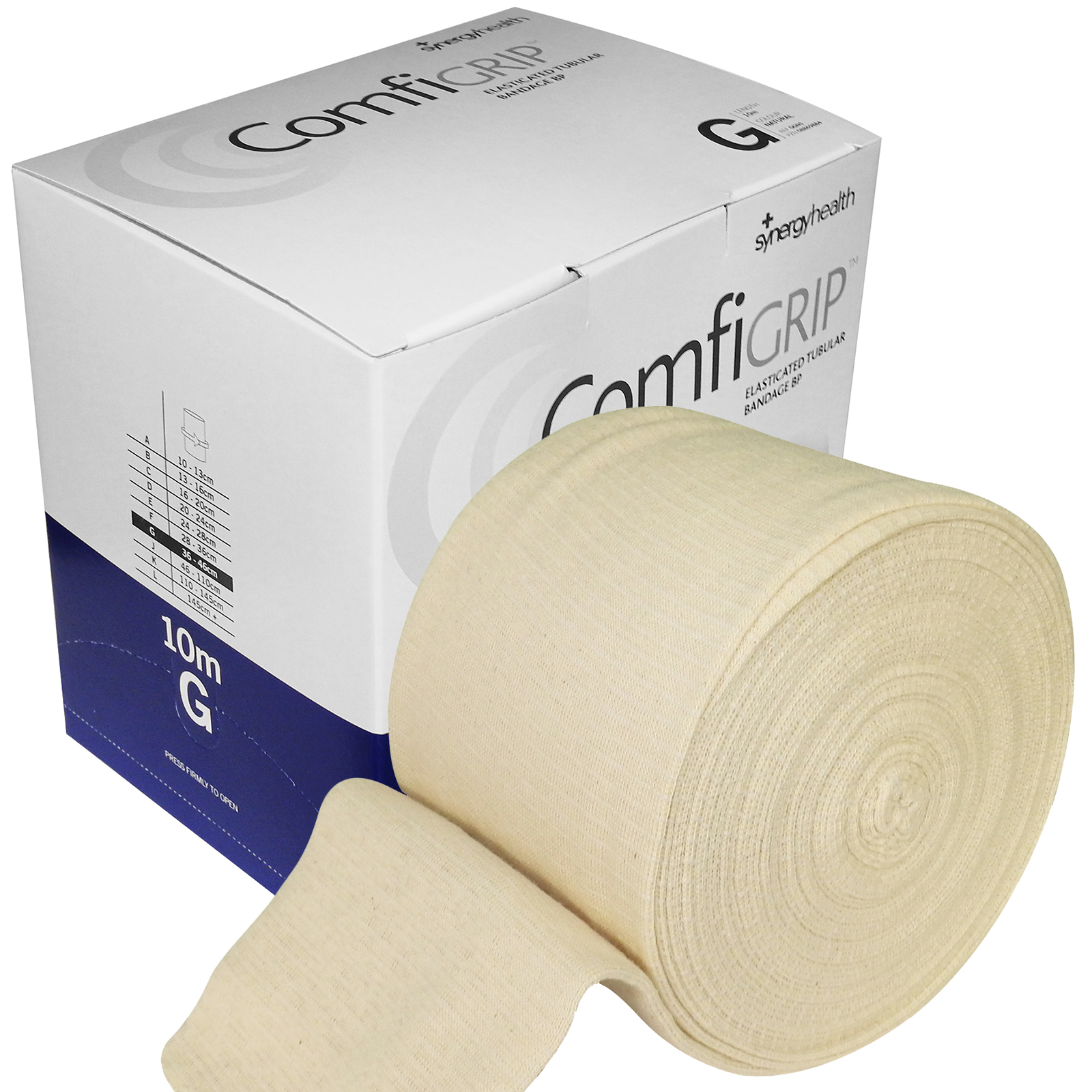 thumbnail image 2 of Tubular Form Compression Bandage Size G 12.5cm X 10m – Large Natural (SM106) 2 of 6