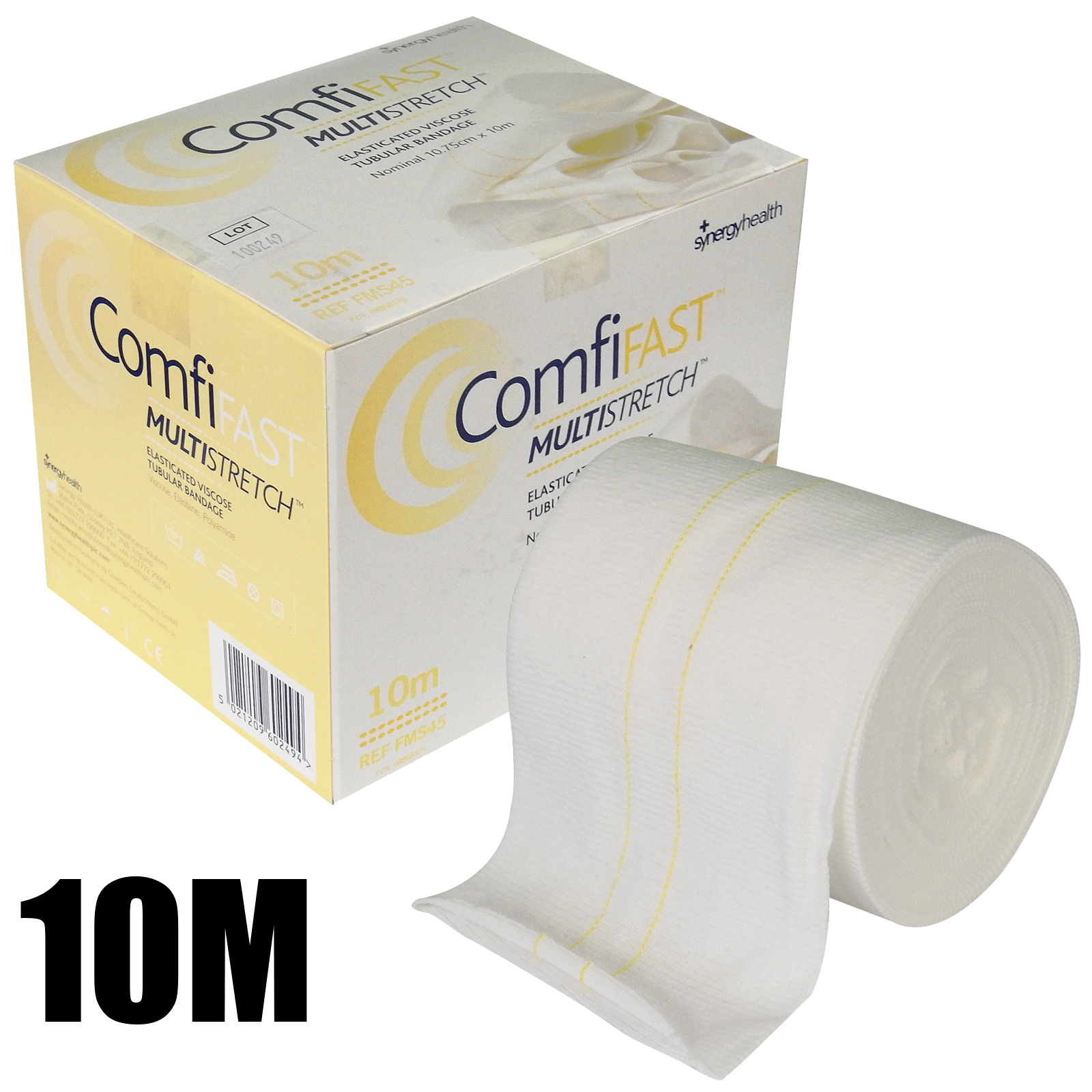 10m Comfifast Yellow Line Large Limb Elasticated Viscose Tubular