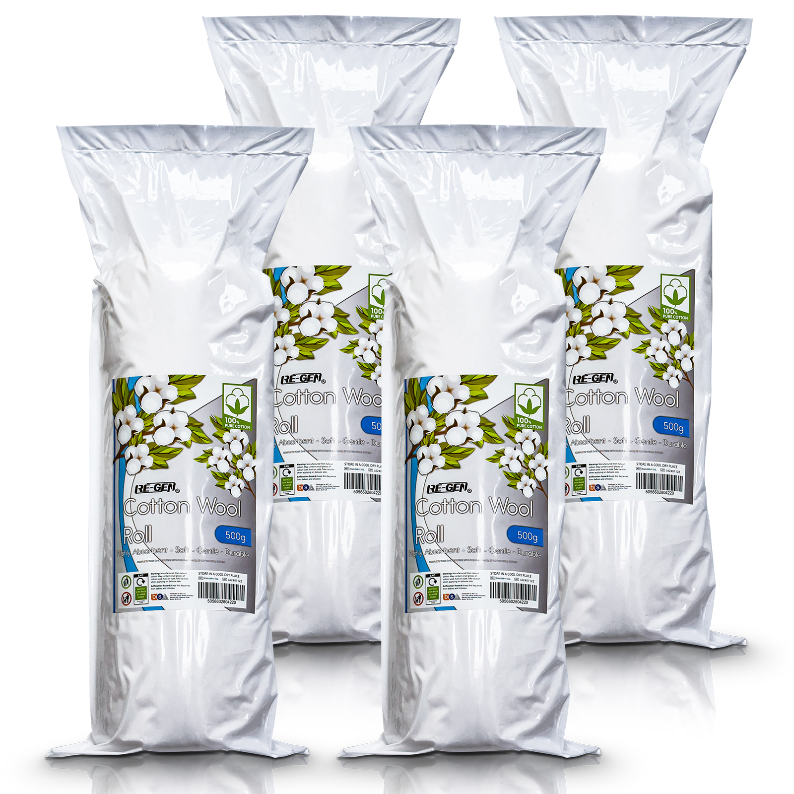 cotton wool dressing Best Ce Eos Sterile Medical 50g 100g 200g 500g Absorbent Cotton Wool Rolls Manufacturer and Factory