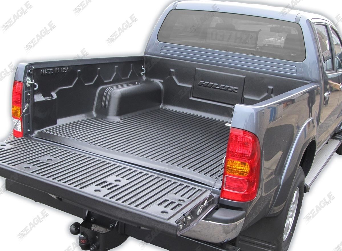 Toyota Hilux Load Bed Liner Double Cab Under Rail Plastic - Life Time ...