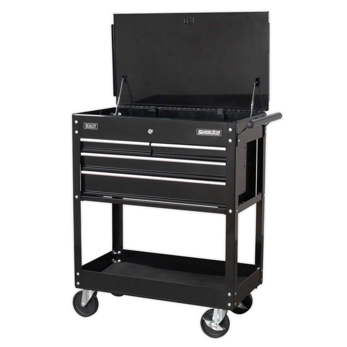 /Sealey AP35TBCOMBO Tool Chest Combination 16 Drawer Black/Grey & 420pc ...