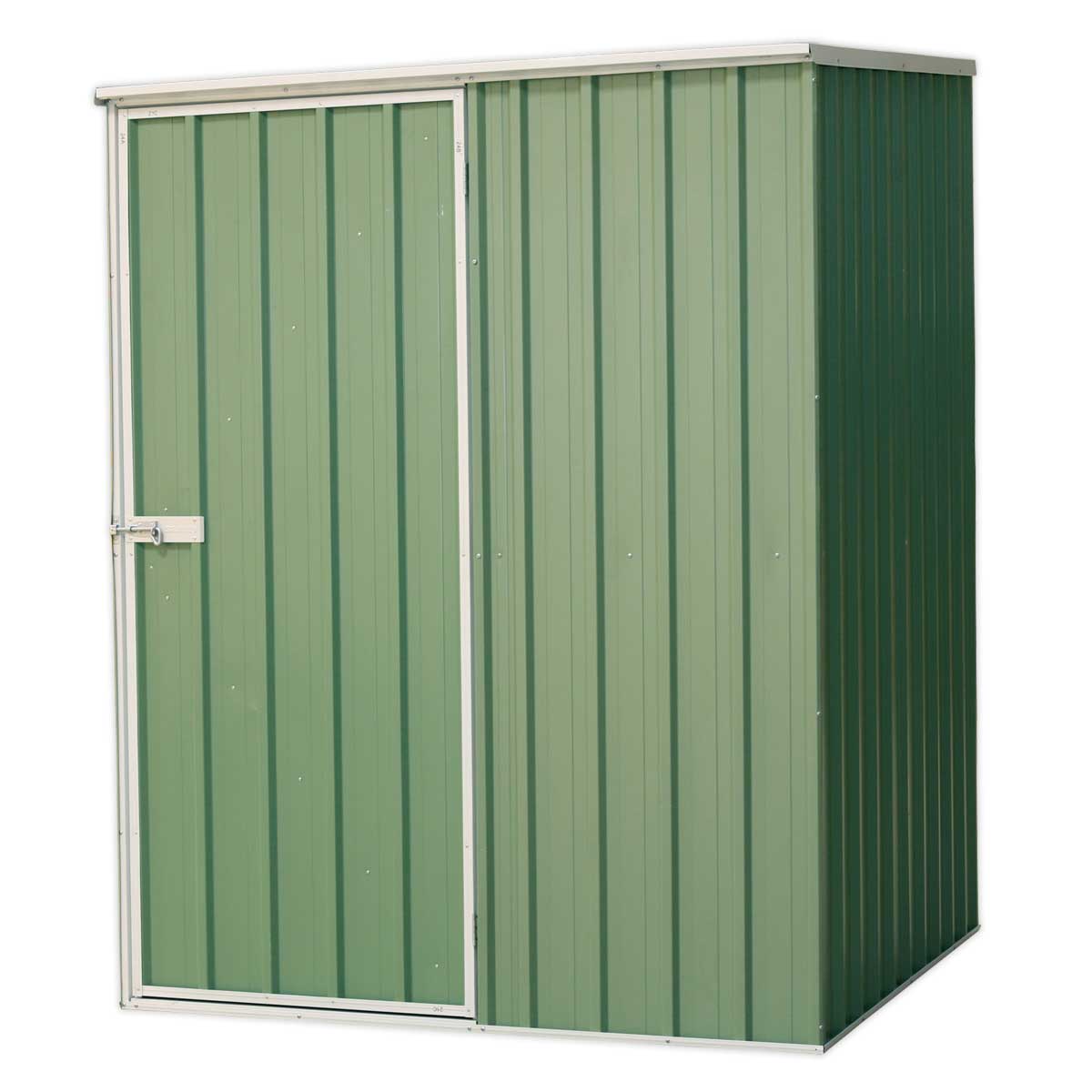 Sealey GSS1515G Galvanized Steel Shed Green 1.5 x 1.5 x 2m | Sealey ...