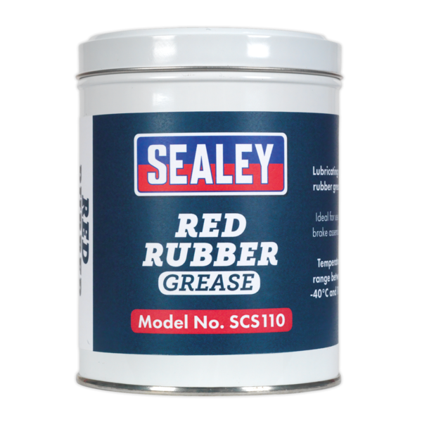 Sealey SCS110 Red Rubber Grease 500g Tin | Sealey SCS110 Red Rubber ...