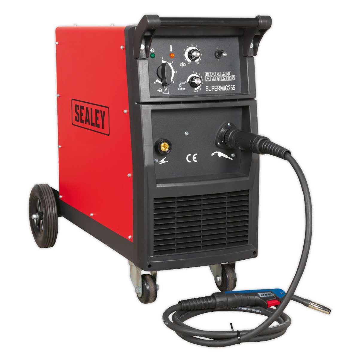 Sealey Supermig255 Professional Mig Welder 250 Amp 230v With Binzel 