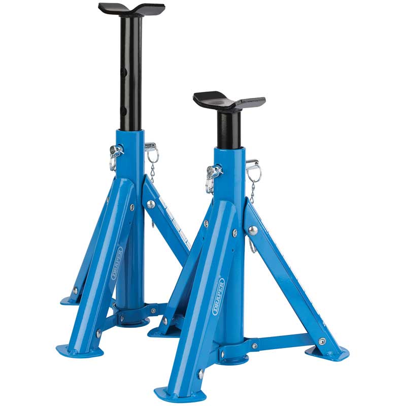 Draper 55319 AS2000F Pair of Folding Axle Stands (2 Tonne) | Draper ...