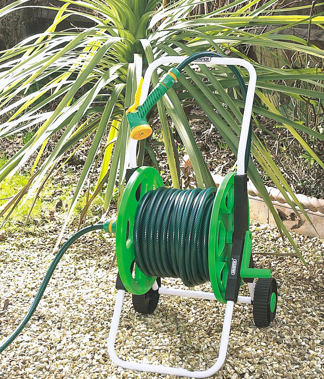 Draper 71211 GW15B Garden Hose Reel Cart Trolley | Draper 71211 GW15B ...