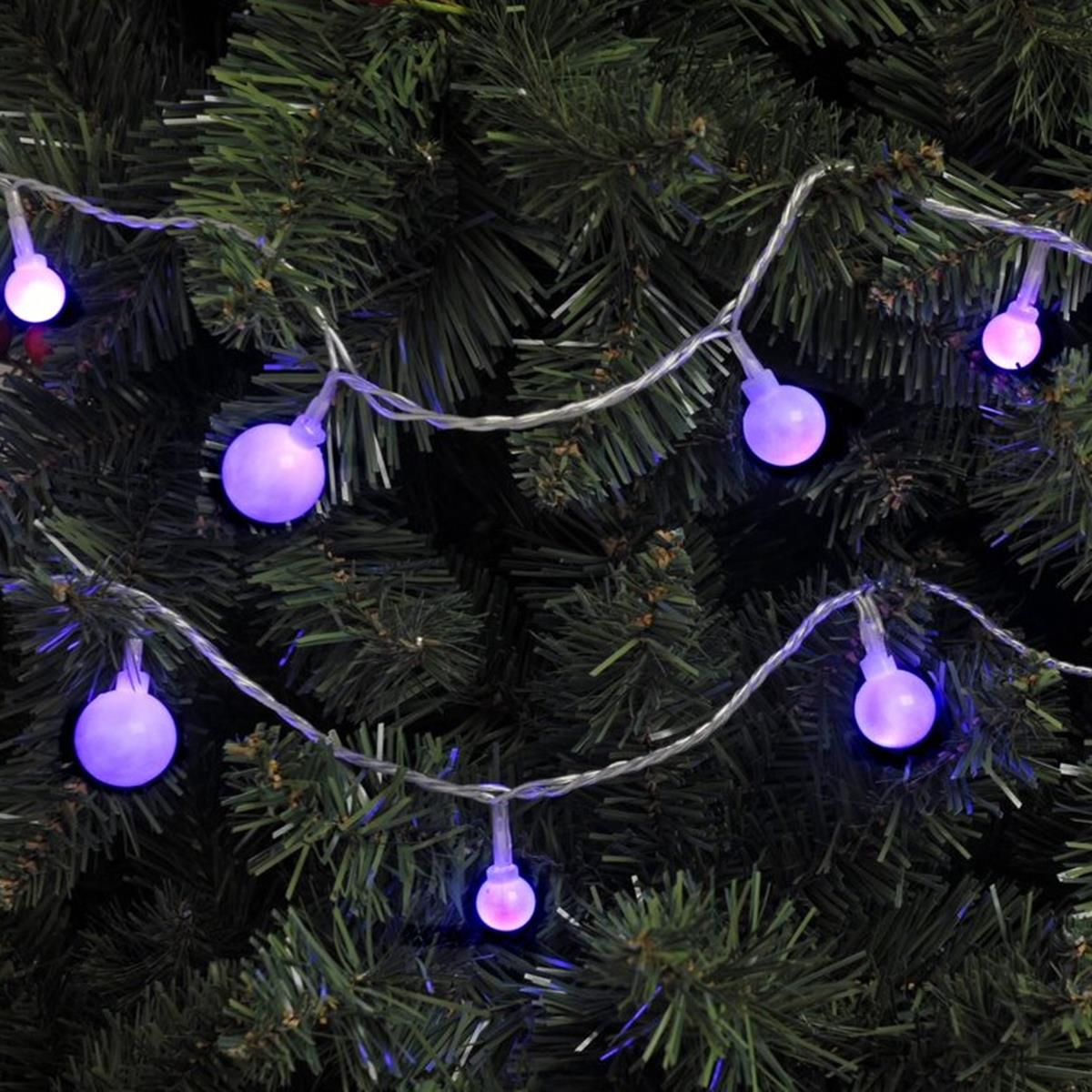 clear christmas tree lights
