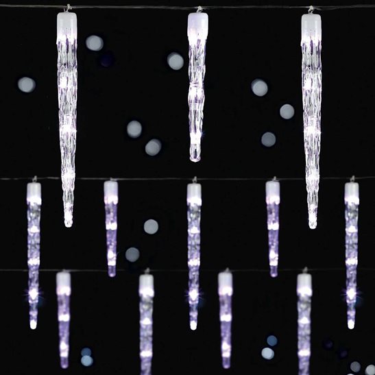 24 Chaser Icicle Lights With 72 White Led Indoor Details About 24 Chaser Icicle Lights With 72 White Led Indoor Outdoor