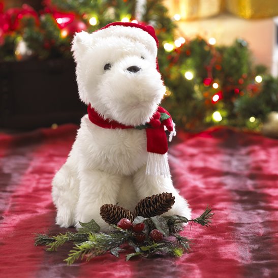 christmas singing plush