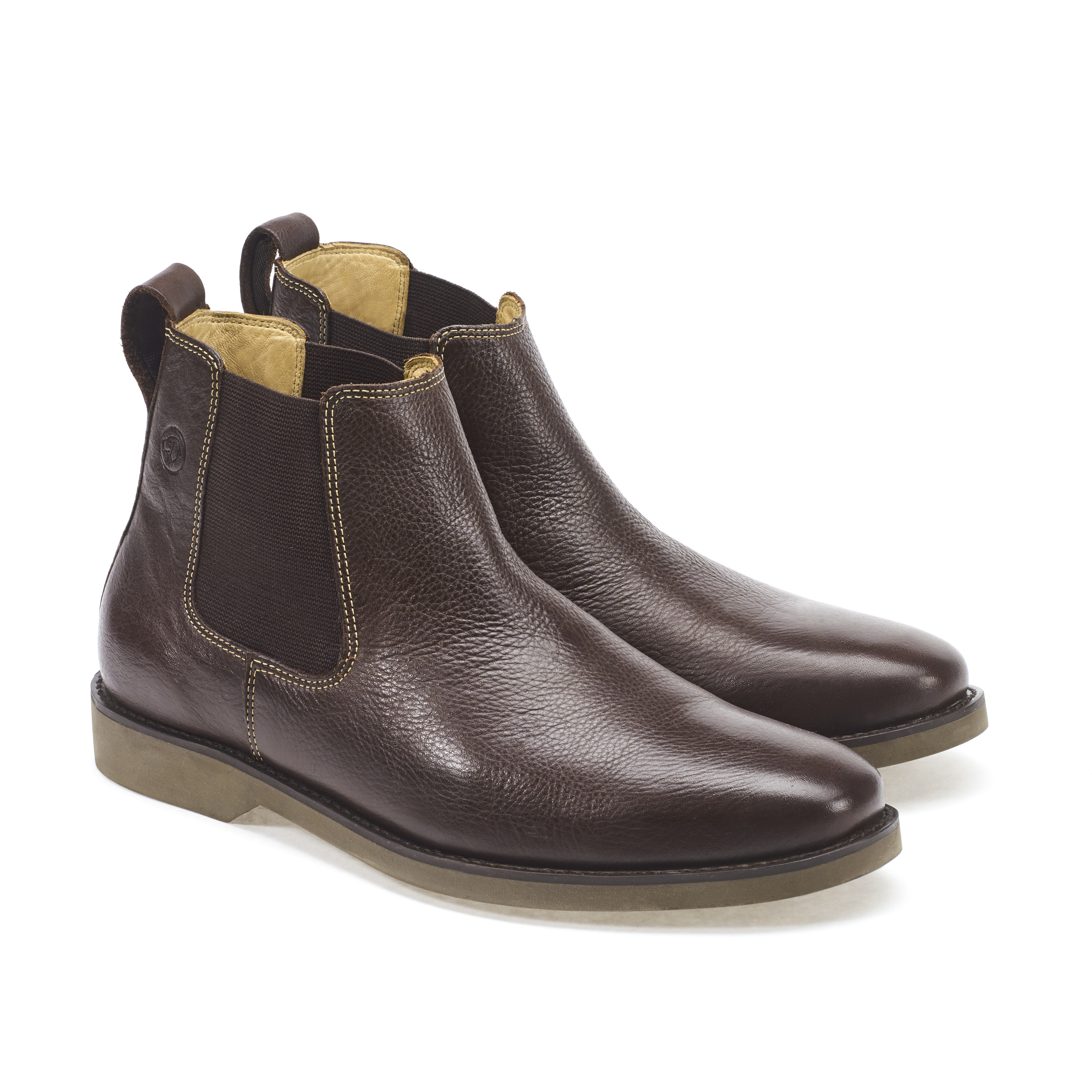 mens chocolate chelsea boots