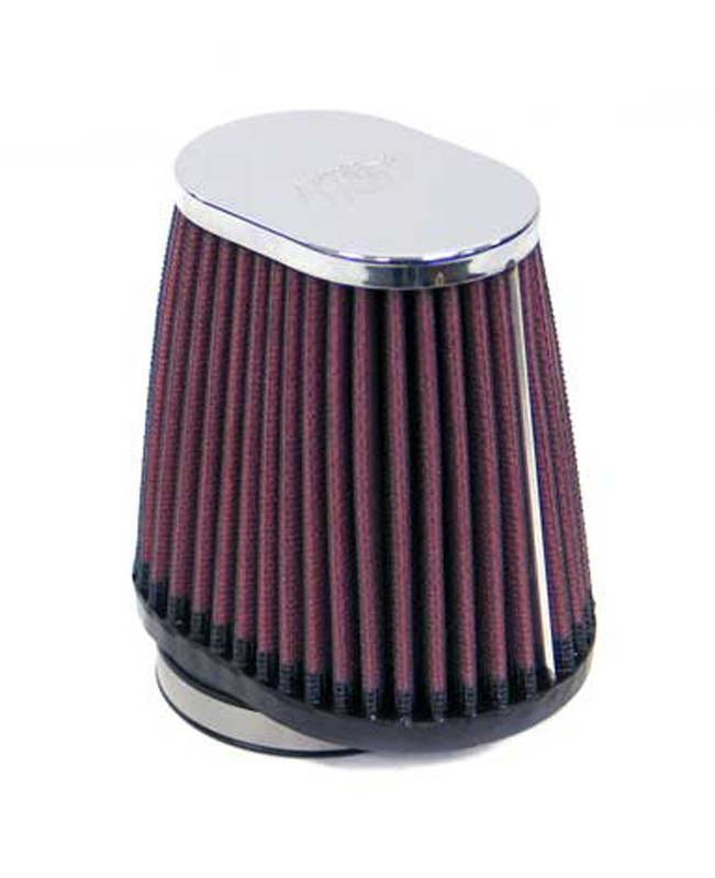 K/&N RU-1540 Universal Oval Straight Rubber Air Filter
