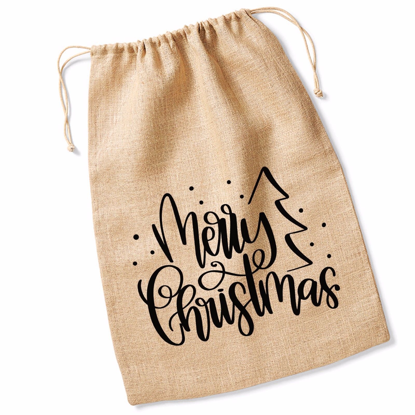 christmas hessian sacks wholesale