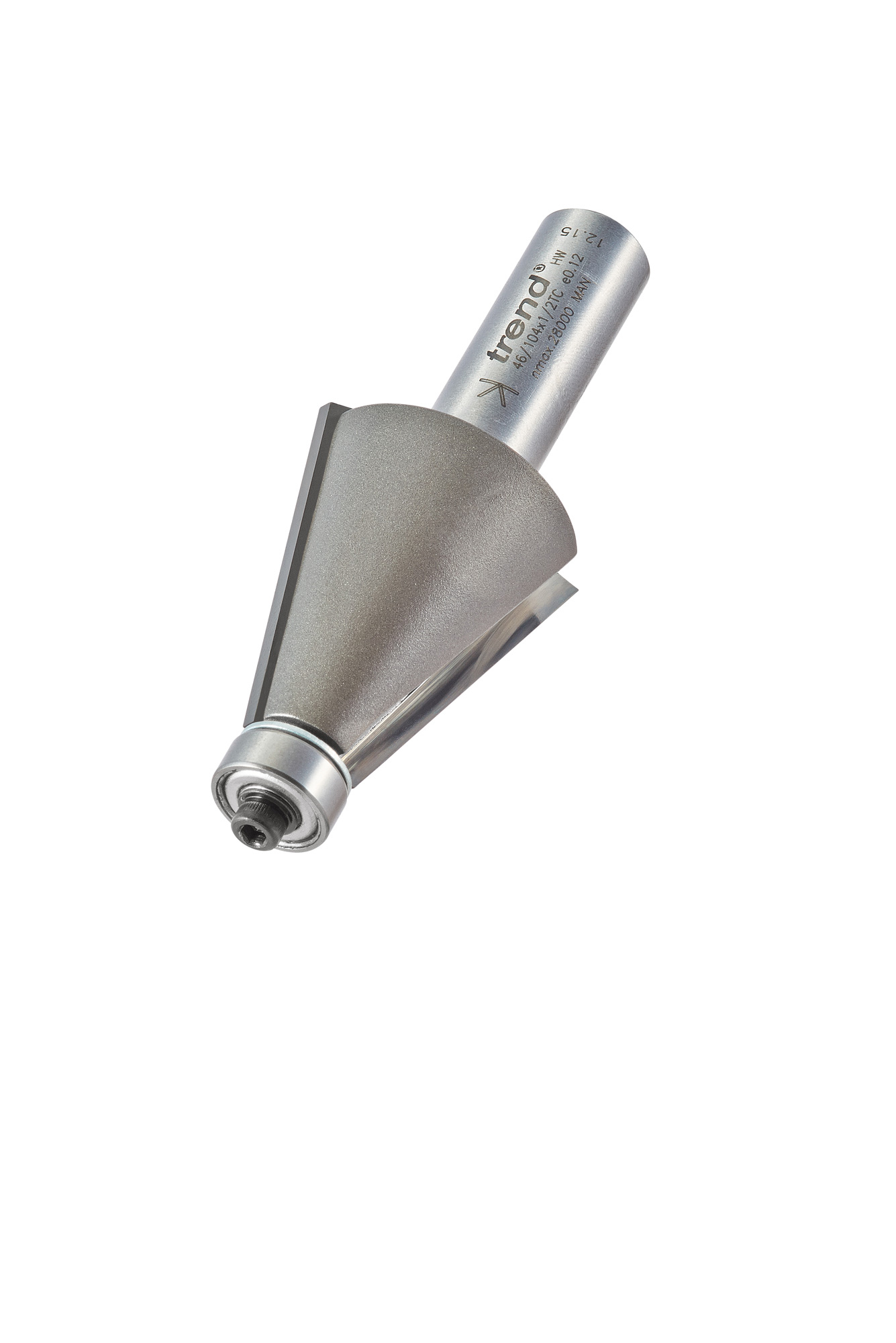 Trend Bevel Cutter, Bearing Guided, Jointing, 60-80° Degrees - FULL RANGE