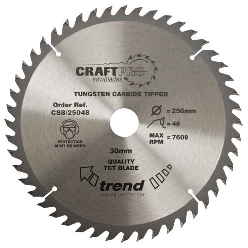 Trend Wood Circular Saw, Plunge Saw, Table Saw - 300-350mm Dia. FULL RANGE