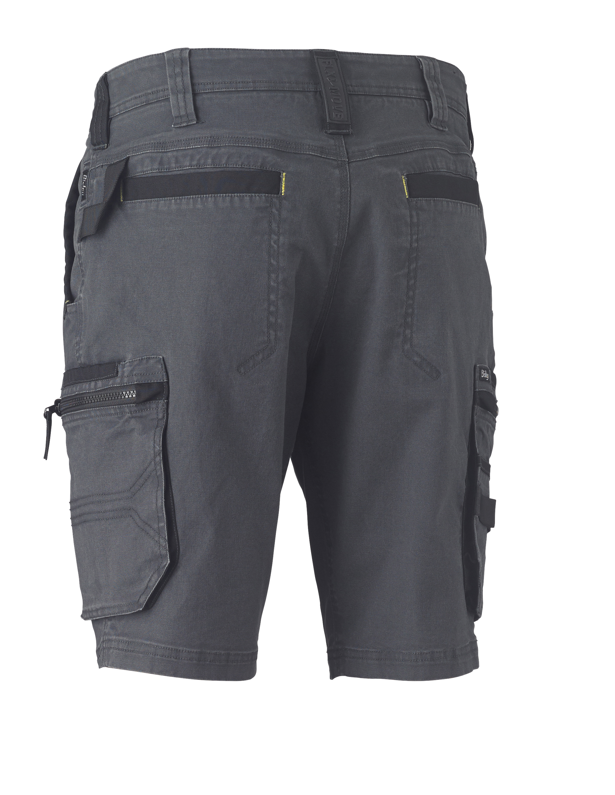 Bisley Flex & Move Stretch Utility Cargo Shorts Charcoal - Picture 18 of 24
