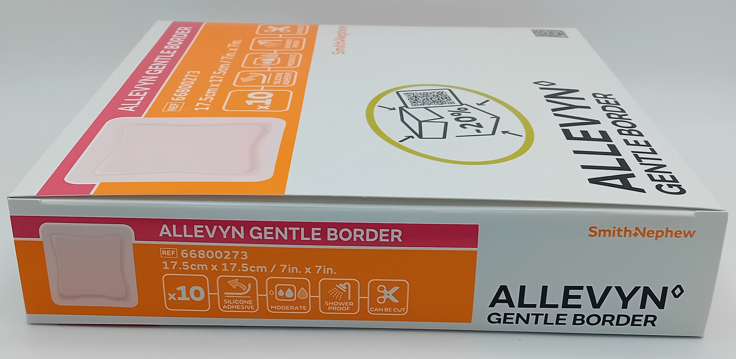 Allevyn Gentle Border Dressings 17.5cm X 17.5cm Pack | Wound Care Products - View #3