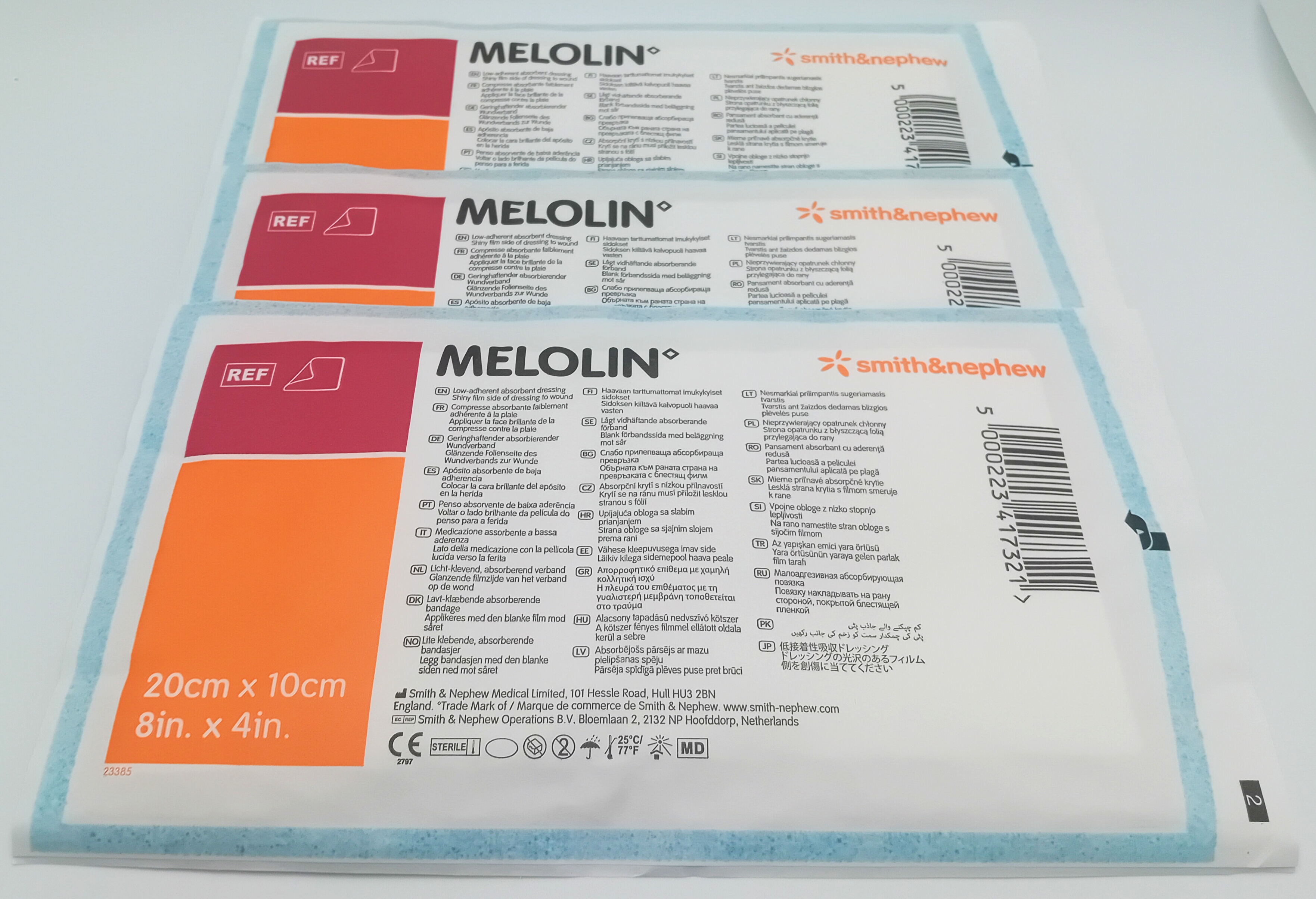 Melolin Stérile Compresse 10 X 10cm 66974941 100 Pc(s