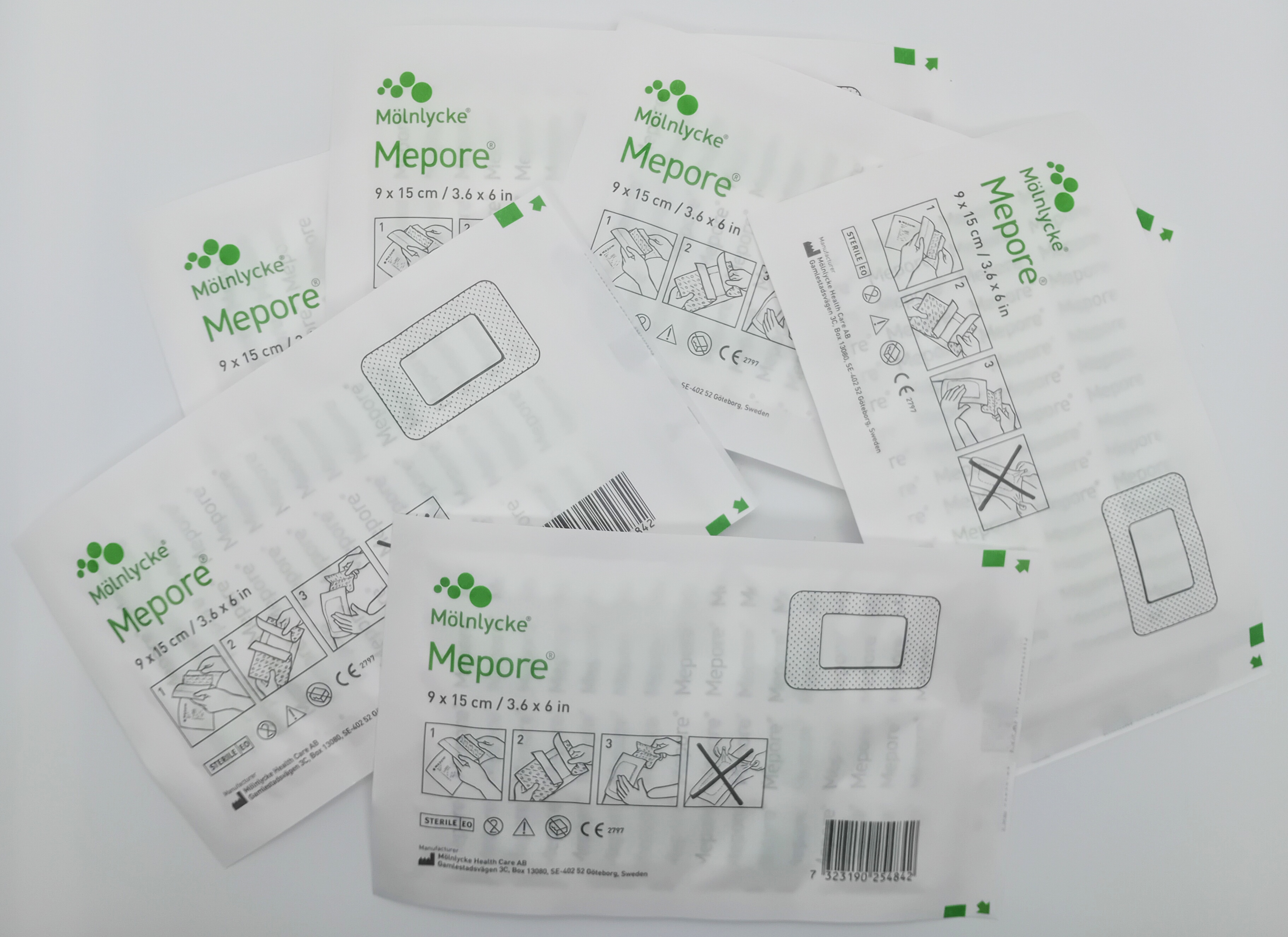Mepore Dressing 7 x 8cm, 55 per pack Four Square Healthcare